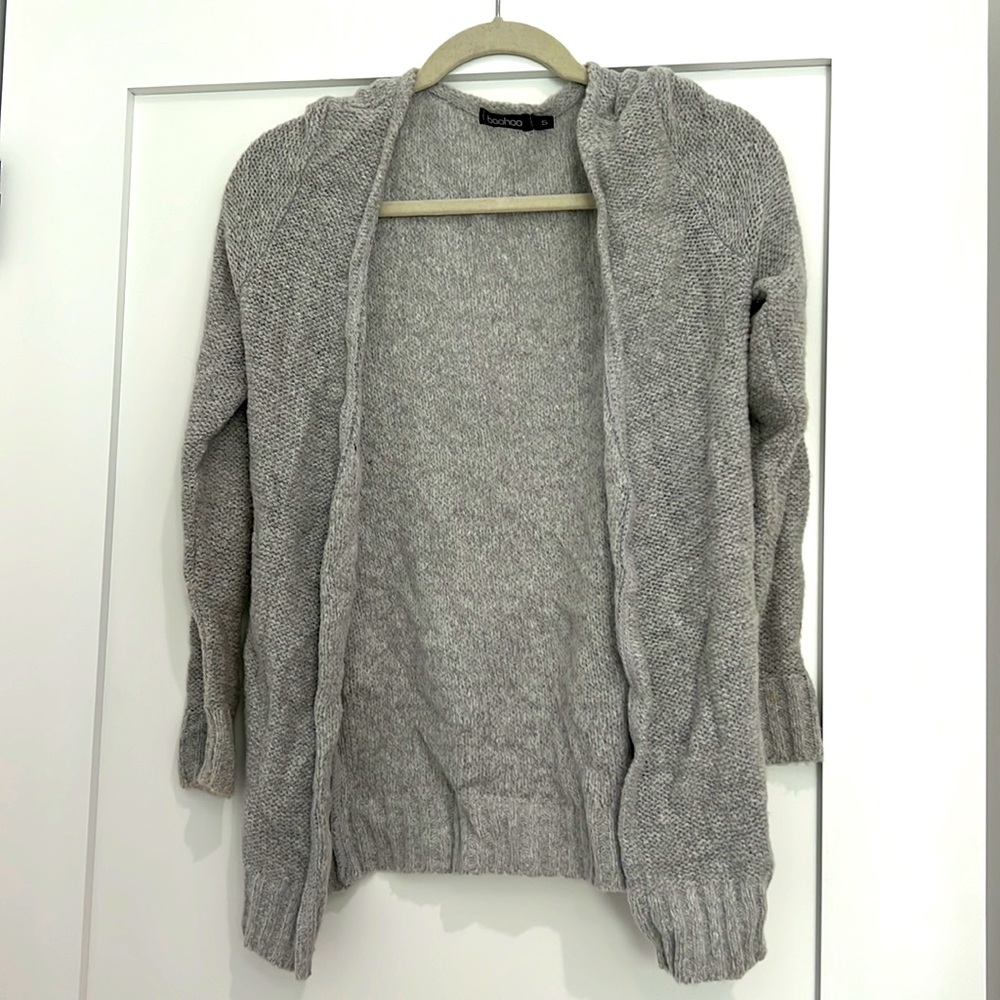 Grey soft cardigan